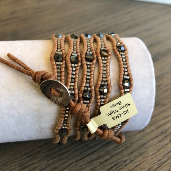 New Auth Chan Luu Silver Night Five Wrap Bracelet - Picture 4 of 6